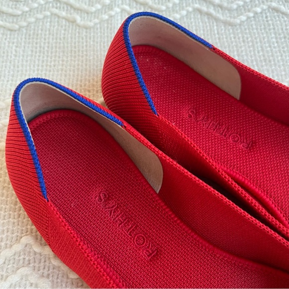Rothy’s Red Flats Size 9.5 - Picture 4 of 12